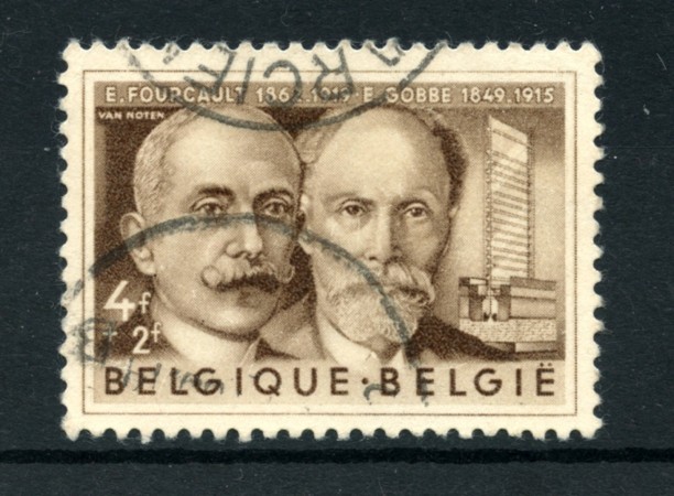 1955 - LOTTO/17999 - BELGIO - 4+2Fr. INVENTORI FOURCAULT - USATO