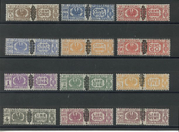 1945 - LOTTO/19419 - LUOGOTENENZA - PACCHI POSTALI 12v. - NUOVI