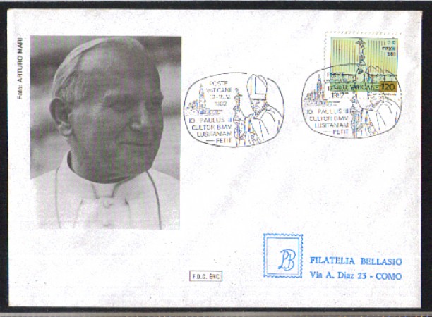 1982 - LOTTO/9958 - VATICANO - VISITA IN PORTOGALLO DI S.S. GIOVANNI PAOLO II°