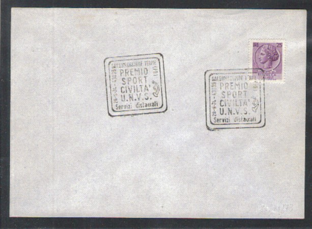1974 - LBF/3873 - SALSOMAGGIORE - PREMIO SPORT CIVILTA'
