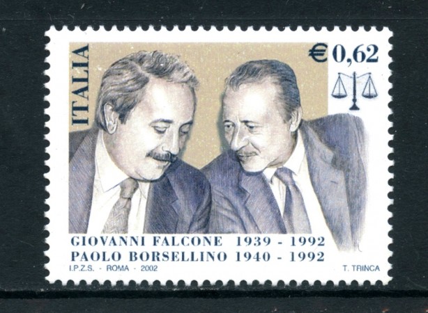2002 - REPUBBLICA -STRAGE DI CAPACI - NUOVO - LOTTO/25605