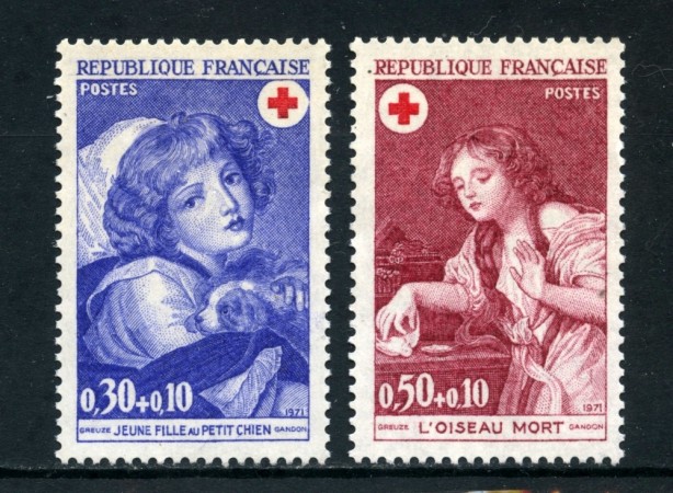 1971 - FRANCIA - PRO CROCE ROSSA 2v. - NUOVI - LOTTO/26025