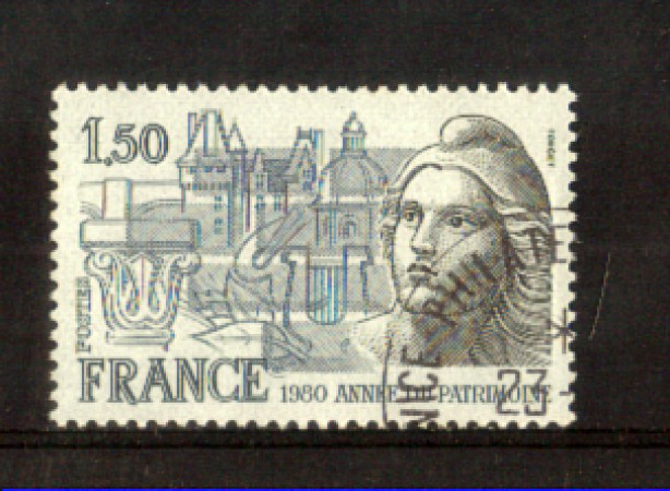 1980 - LOTTO/FRA2092U - FRANCIA - PATRIMONIO ARTISTICO - USATO