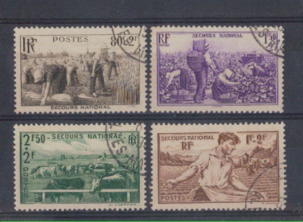 1940 - LOTTO/5219 - FRANCIA - PRO SOCCORSO NAZIONALE