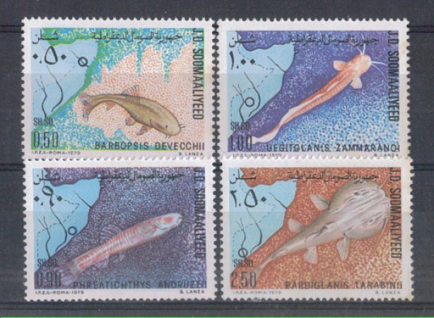 1979 - LBF/2755 - SOMALIA - PESCI D'ACQUA DOLCE - NUOVI