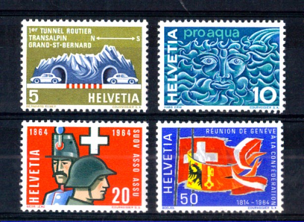 1964 - LOTTO/23615 - SVIZZERA - PROPAGANDA 4v. - NUOVI