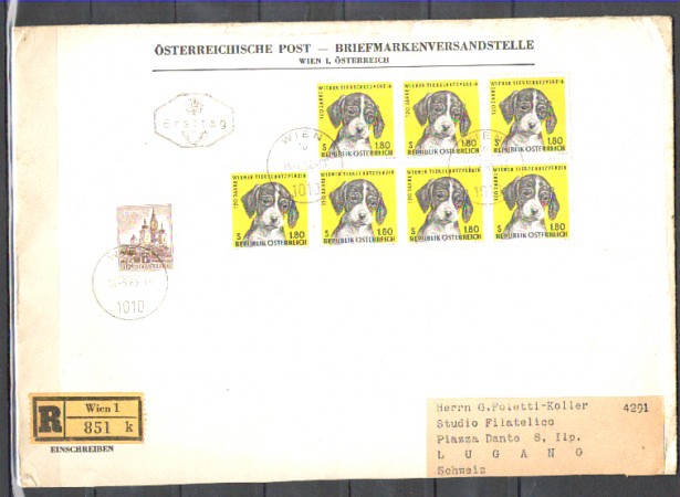 1966 - LOTTO/10875 - AUSTRIA - PROTEZIONE ANIMALI  BUSTA FDC