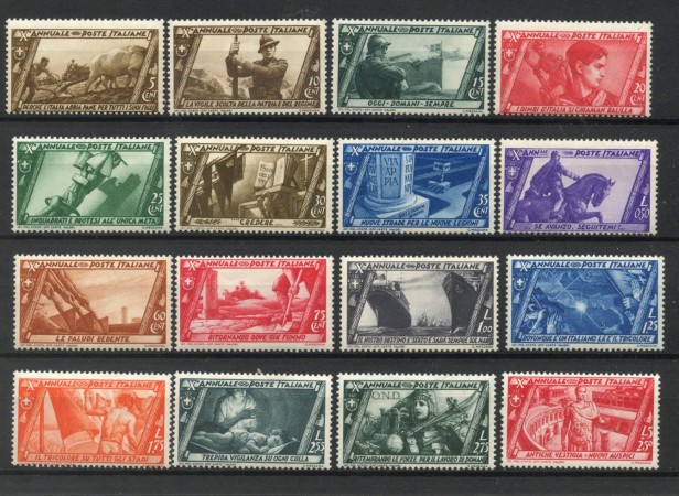1932 - REGNO - LOTTO/48517 - MARCIA SU ROMA  16v. - NUOVI
