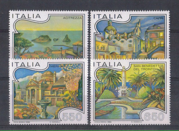 1986 - LOTTO/6850 - REPUBBLICA - TURISTICA 13° SERIE