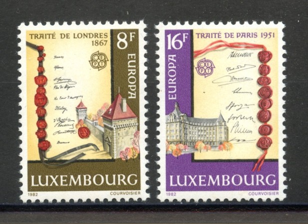 1982 - LUSSEMBURGO - LOTTO/41439 - EUROPA 2v. - NUOVI