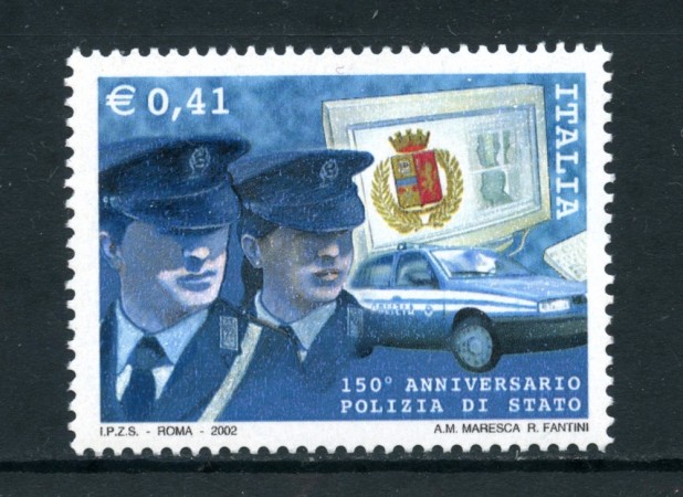 2002 - REPUBBLICA - POLIZIA DI STATO - NUOVO - LOTTO/25599