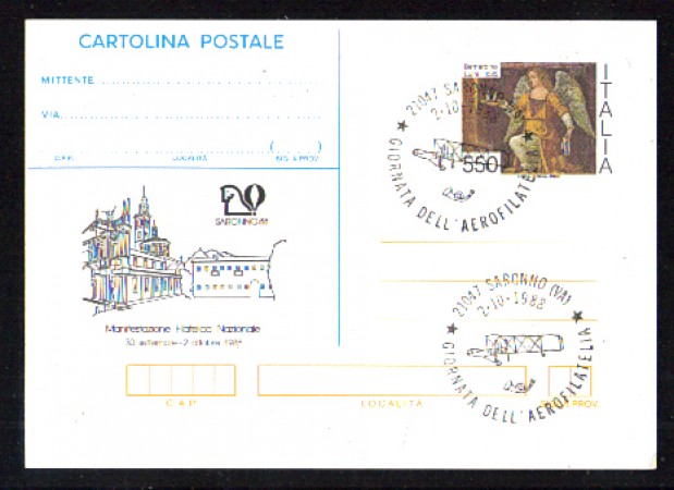 ITALIA - 1988 - LBF/3263 - SARONNO GIORNATA DELL'AEROFILATELIA