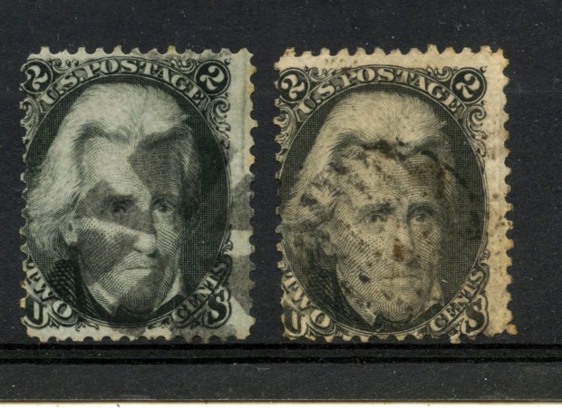 1863 - STATI UNITI - LOTTO/48484 - 2 CENT. A. JACKSON  USATI