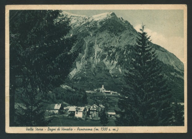 VALLE STURA - LOTTO/16960 - 1949 - BAGNI DI VINADIO