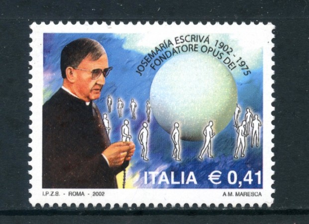 2002 - REPUBBLICA - JOSEMARIA ESCRIVA - NUOVO - LOTTO/25590