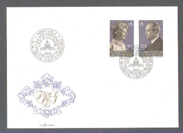 1983 - LOTTO/LIE770FDC - LIECHTENSTEIN - PRINCIPI REGNANTI - BUSTA FDC