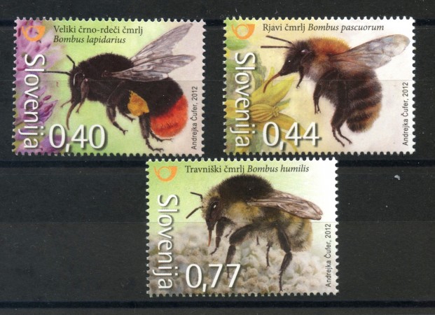 2011 - SLOVENIA - CALABRONI  3v. - NUOVi - LOTTO/34518