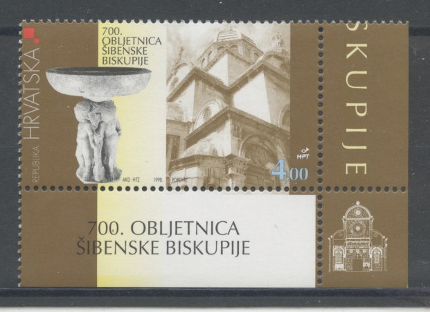 1998 - CROAZIA - VESCOVATO DI SEBENICO - NUOVO - LOTTO/32851