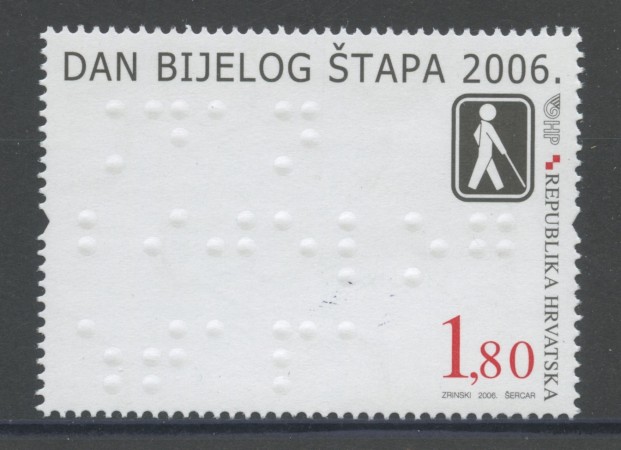 2006 - CROAZIA - NON VEDENTI - NUOVO - LOTTO/33024