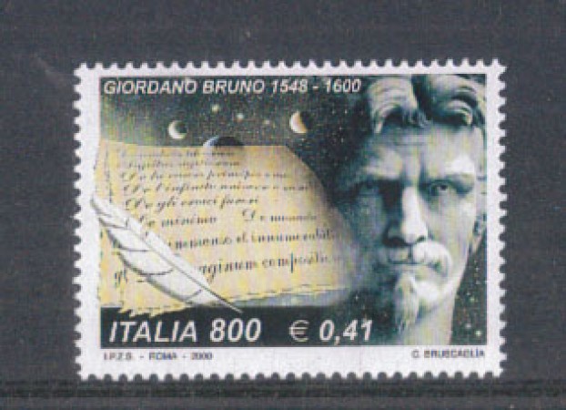 2000 - LOTTO/7296 - REPUBBLICA - GIORDANO BRUNO