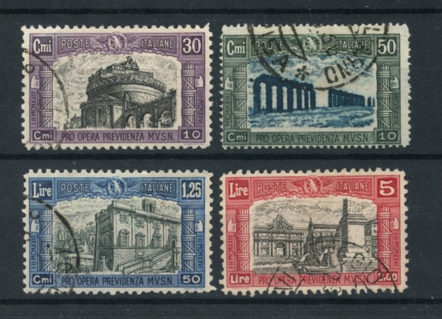 1928 - LOTTO/16479 - REGNO - PRO MILIZIA 4v. - USATI