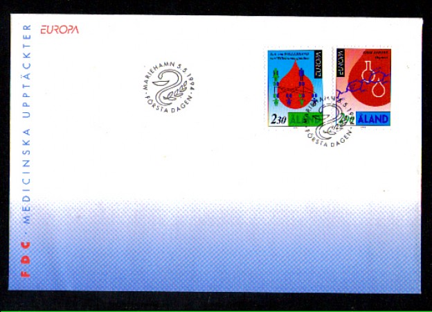 1994 - LOTTO/ALA87FDC - ALAND - EUROPA - BUSTA FDC