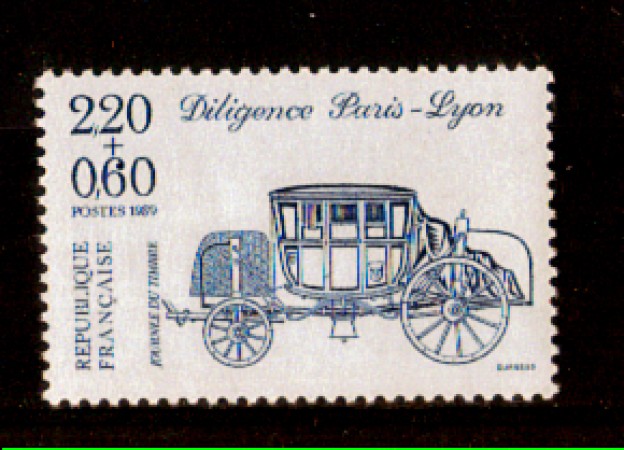 1989 - LOTTO/FRA2572N - FRANCIA - GIORNATA FRANCOBOLLO - NUOVO