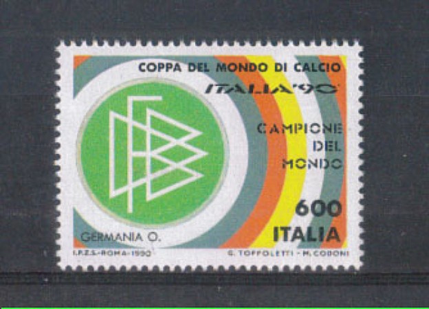 1990 - LOTTO/6946 - REPUBBLICA - GERMANIA CAMPIONE DI CALCIO - NUOVO