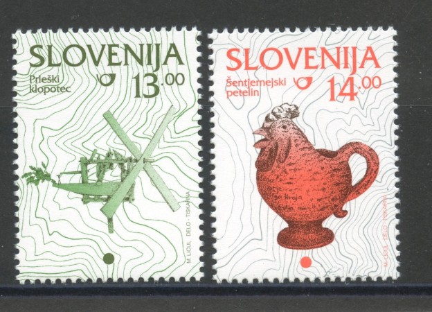 1997 - SLOVENIA - PATRIMONIO CULTURALE 2v. - NUOVI - LOTTO/33934