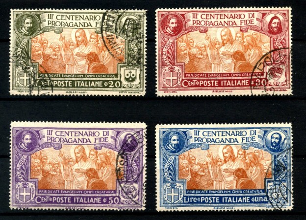 1923 - REGNO - LOTTO/39999 -  PROPAGANDA FIDE 4v. - USATI