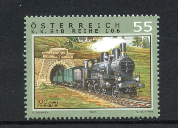 2006 - AUSTRIA - LOTTO/42090 - TRENI - NUOVO