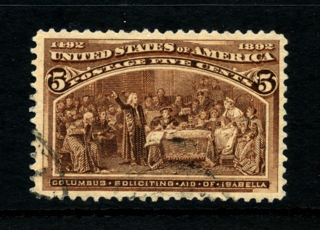 1893 - STATI UNITI - LOTTO/43570 - 5 CENT. ESPOSIZIONE COLOMBIANA - USATO
