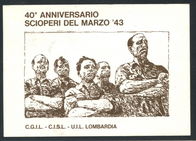 1983 - REPUBBLICA - S.SAN GIOVANNI - 40° SCIOPERI - CARTOLINA - LOTTO/27794A