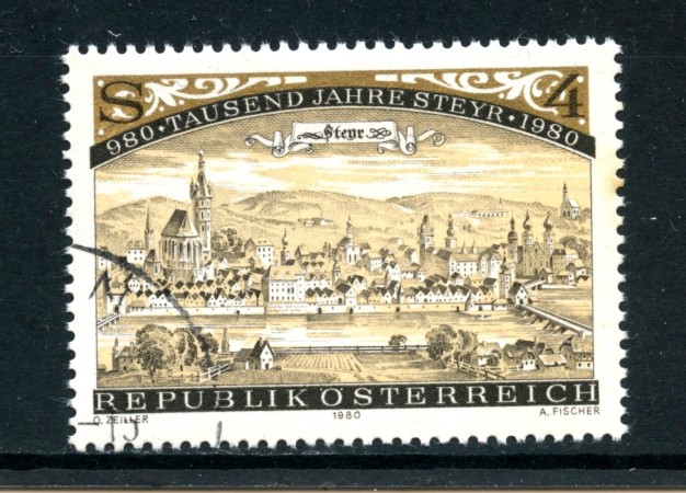 1980 - AUSTRIA - CITTA' DI STEYR - USATO - LOTTO/28199