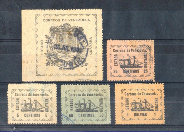 1903 - LOTTO/9895 - VENEZUELA - FRANCOBOLLI DEL GUYANA