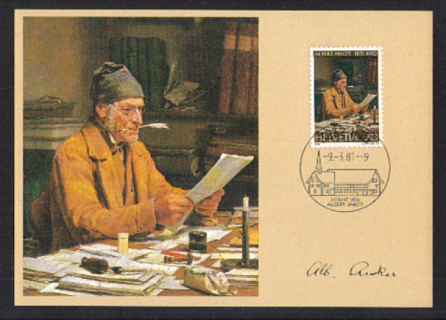 1981 - LBF/3407 - SVIZZERA - ALBERT ANKER PITTORE