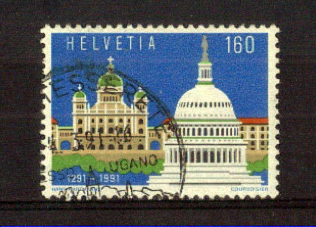 1991 - LOTTO/SVI1370U - SVIZZERA - CONFED. ELVETICA  - USATO