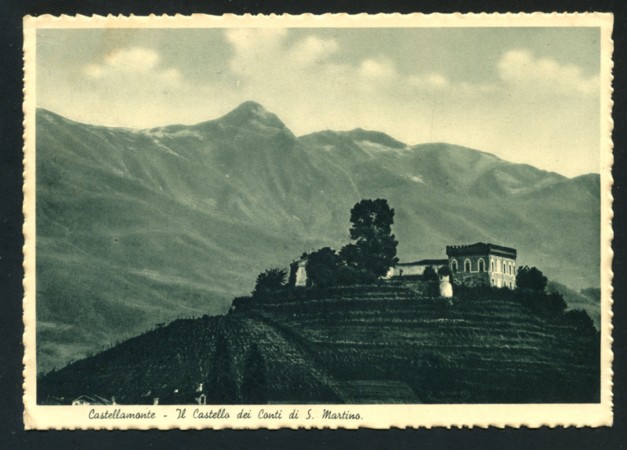 CASTELLAMONTE (AO) - LOTTO/16971 - 1939 - IL CASTELLO CONTI DI S. MARTINO
