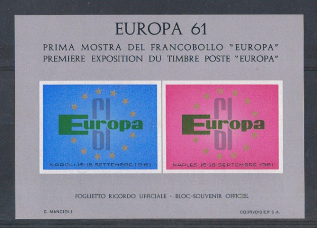 ITALIA - 1961 - LOTTO/1711 - EUROPA