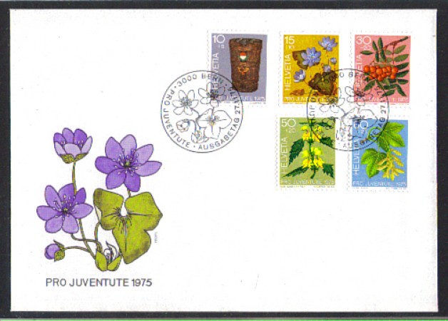1975 - LBF/4144 - SVIZZERA - PRO JUVENTUTE - BUSTA FDC