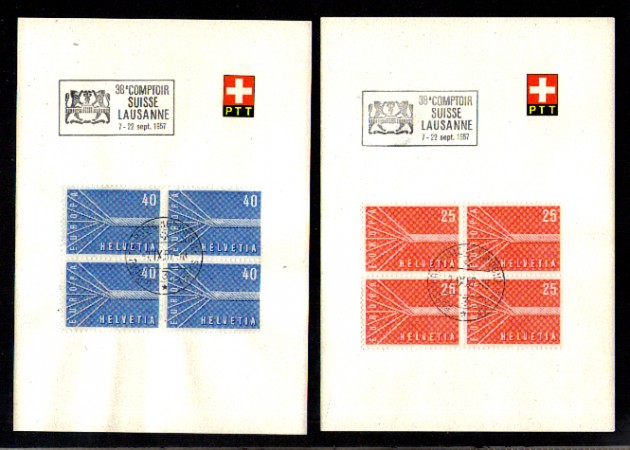 1957 - LOTTO/10948 - SVIZZERA - 38 COMPTOIR SUISSE LAUSANNE