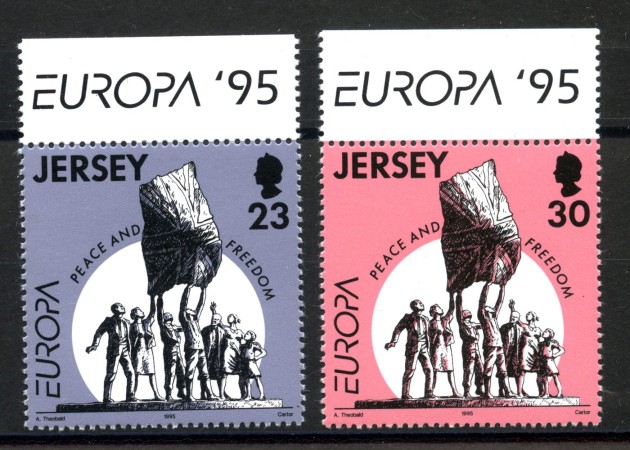 1995 - JERSEY - LOTTO/41122 - EUROPA 2v. - NUOVI