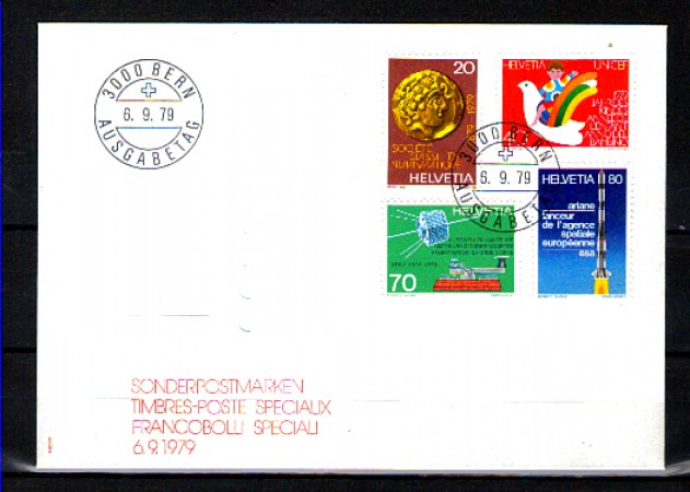 1979 - LOTTO/SVI1095FDC - SVIZZERA - PROPAGANDA  - BUSTA FDC