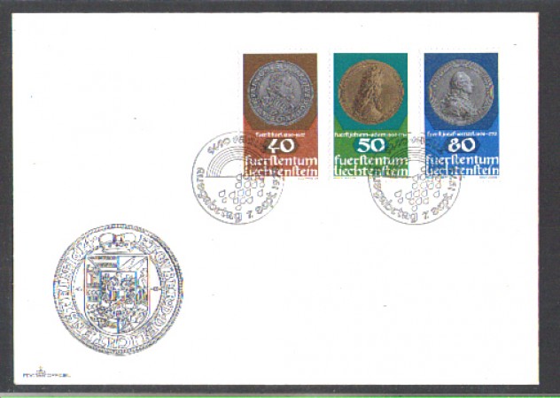 1978 - LBF/4118 - LIECHTENSTEIN - MONETE E MEDAGLIE - BUSTA FDC