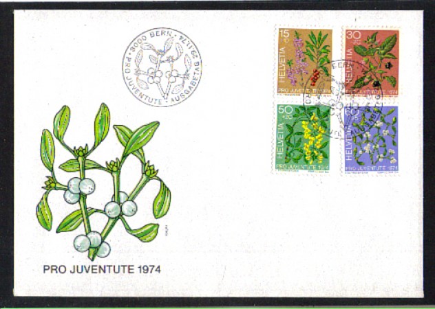 1974 - LBF/4145 - SVIZZERA - PRO JUVENTUTE - BUSTA FDC