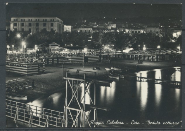 REGGIO CALABRIA - 1958 - LOTTO/20390 - LIDO VEDUTA NOTTURNA
