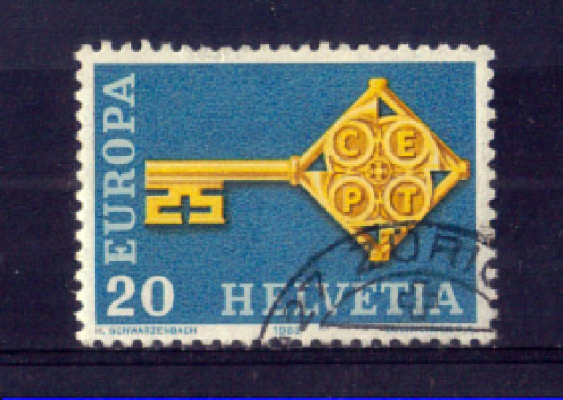 1968 - LOTTO/SVI806U - SVIZZERA - 20c. EUROPA - USATO