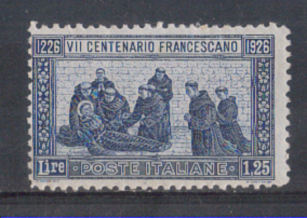 1926 - LOTTO/REG199L - REGNO - 1,25 LIRE S.FRANCESCO - T/L