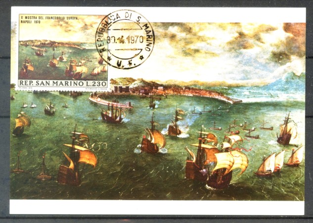 1970 - SAN MARINO - LOTTO/38129 - DIPINTO DI BRUEGHEL - CARTOLINA