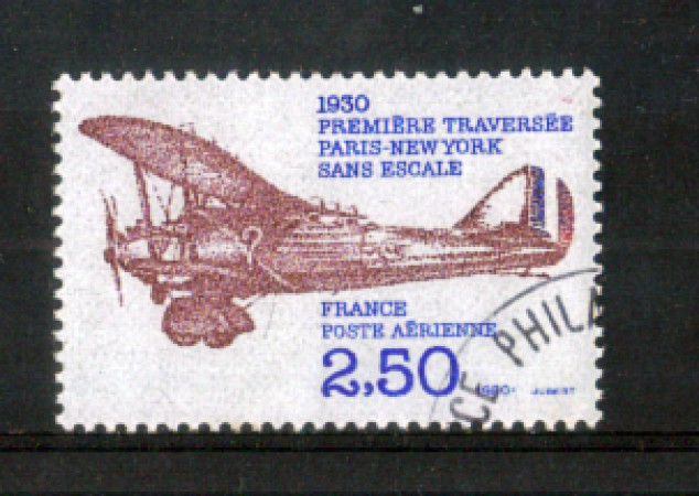 1980 - LOTTO/FRAA53U - FRANCIA - POSTA AEREA TRAVERSATA ATLANTICO - USATO